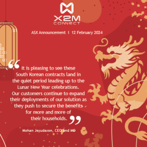 The year of the Dragon roars for X2M with South Korean contracts